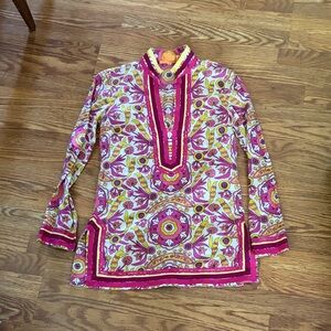 Tory Burch top/pool cover up